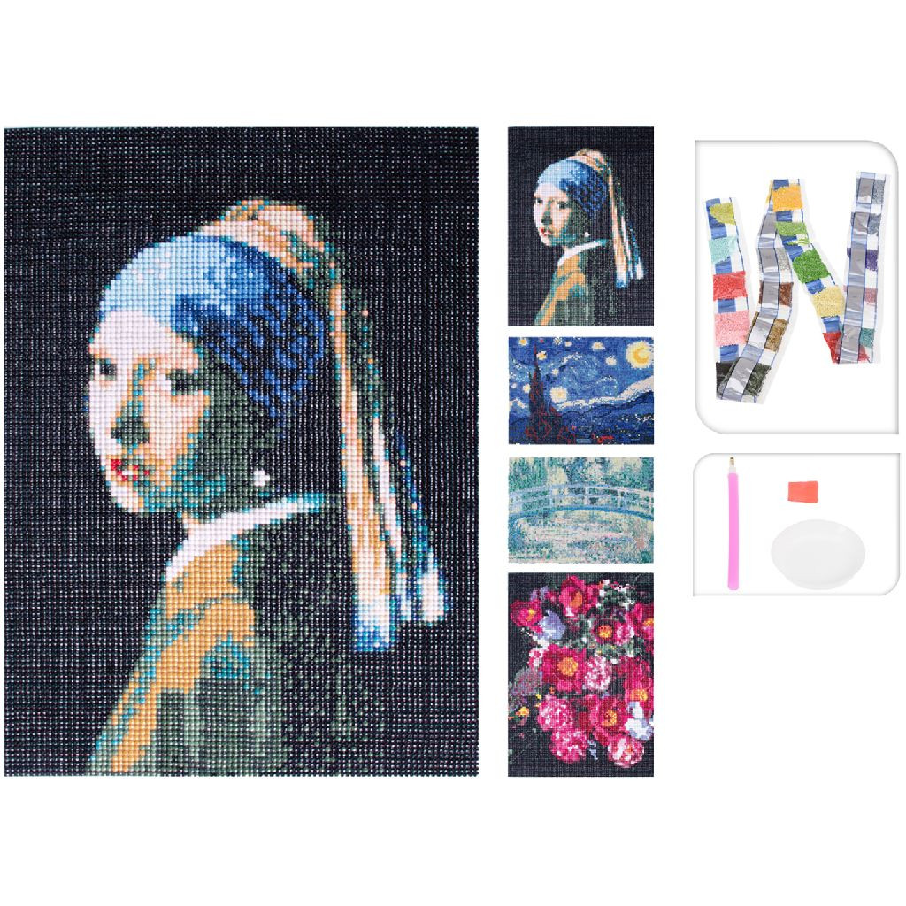 Diamant Painting Art - 30 X 40 cm - Assortiment - Prijs per Stuk