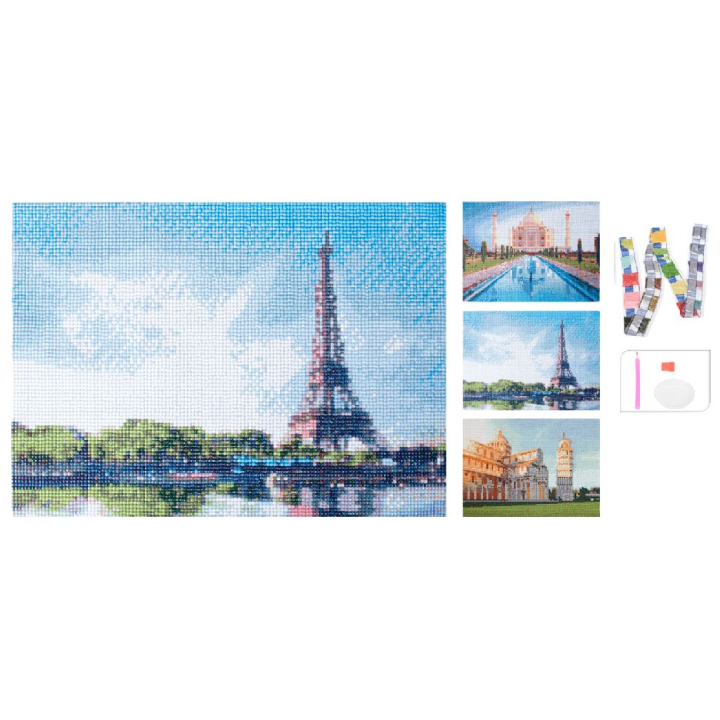 Diamant Painting City - 30 X 40 cm - Assortiment - Prijs per Stuk
