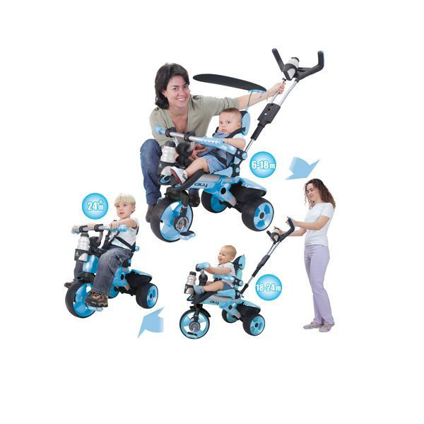 Injusa Trike City Blauw Driewieler