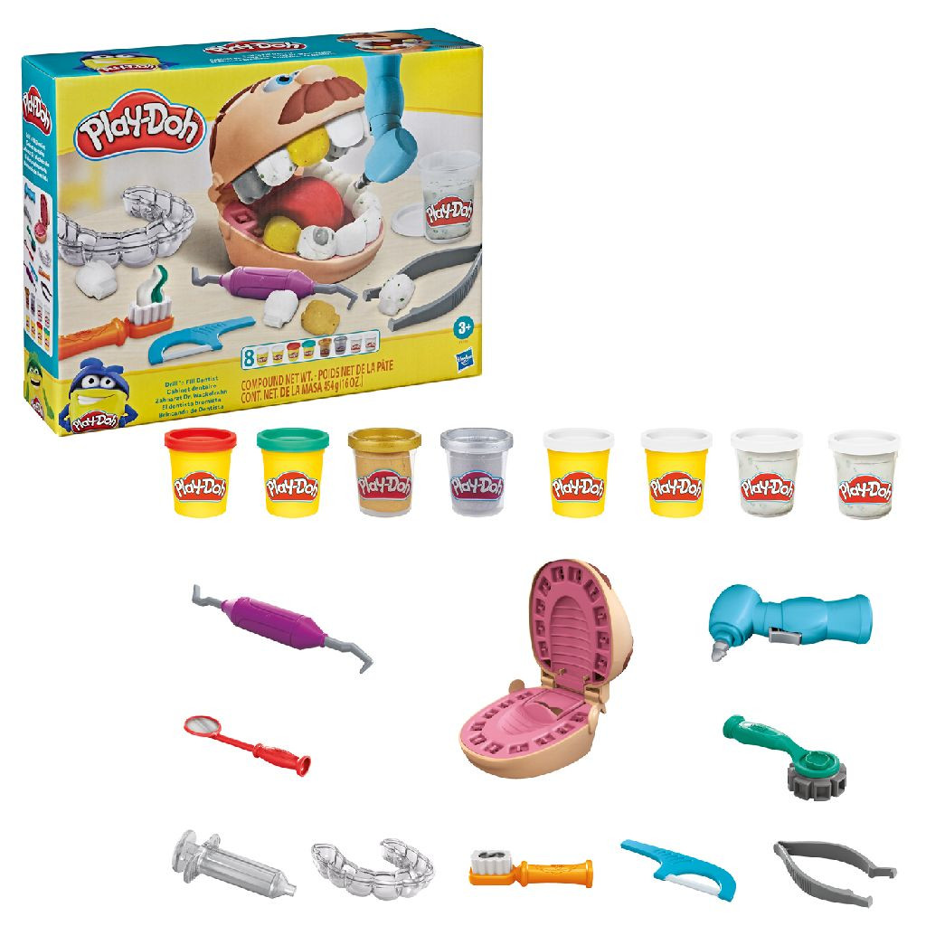 Play-Doh Top Tandarts - Speelklei - Speelset