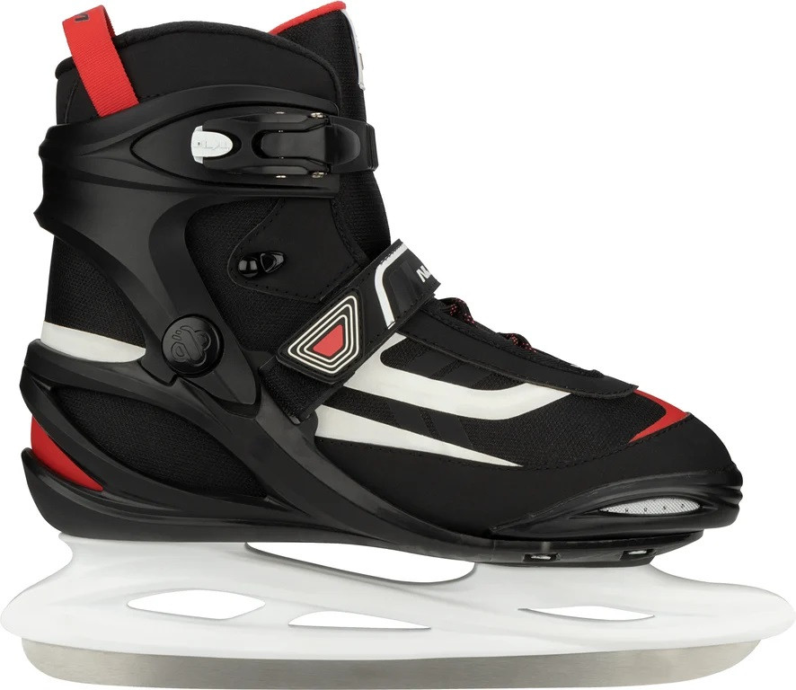 Nijdam IJshockeyschaats Twilight Face-off - Semi-Softboot - Maat 40 - Zwart