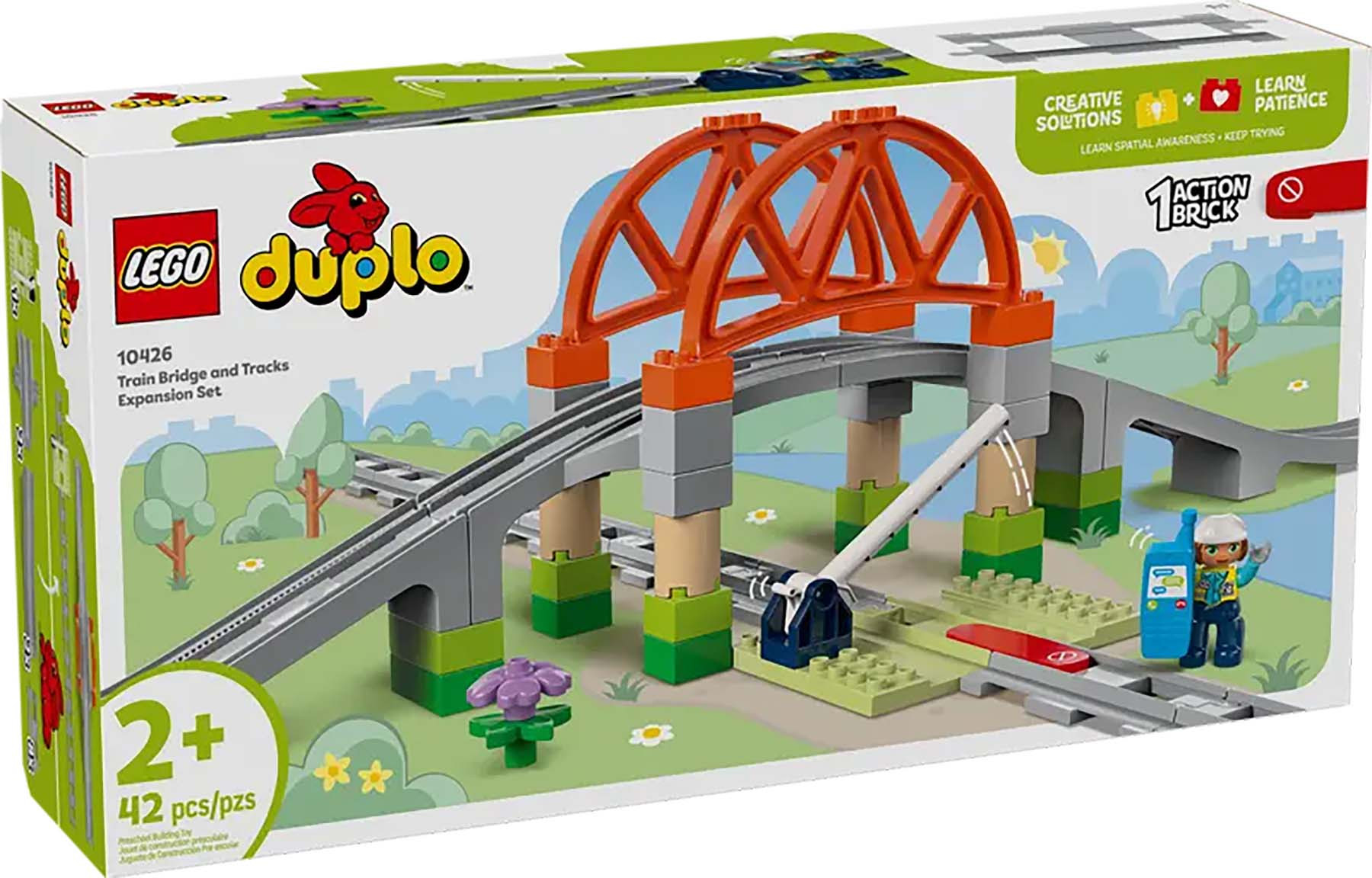 LEGO 10426 Duplo Town Treinbrug en Rails Set