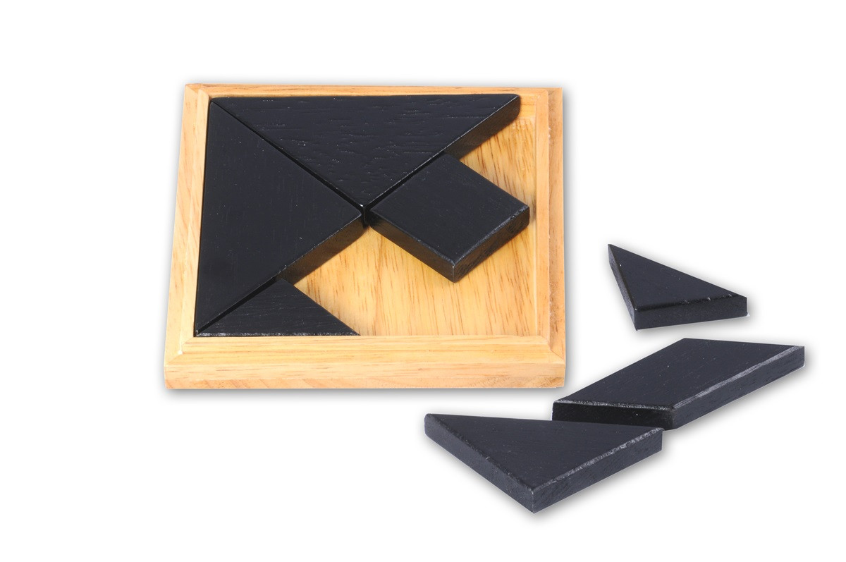 Tangram - Houten Spel in Doosje