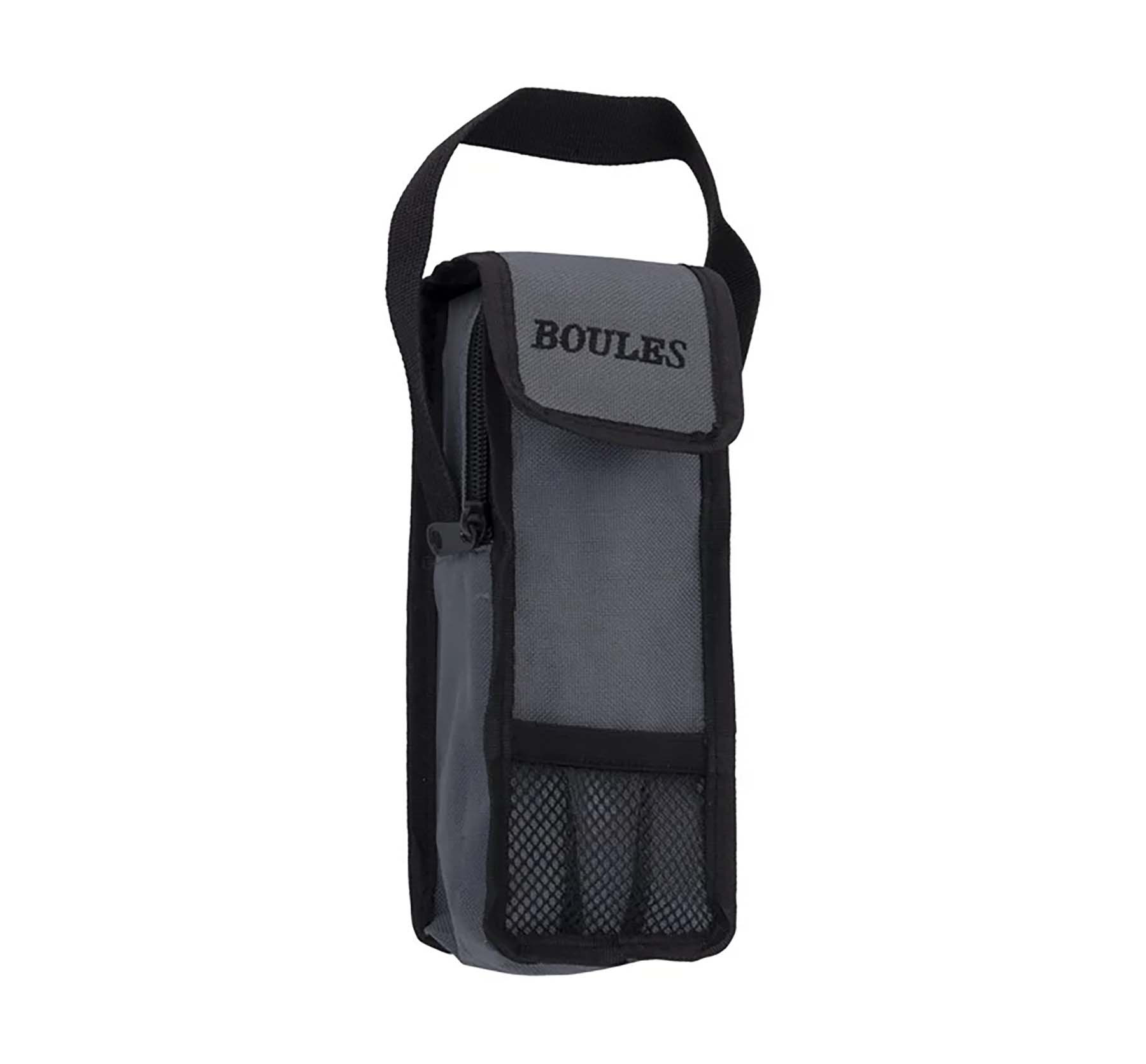 Jeu de Boules Tasje - voor 3 Ballen - Grijs