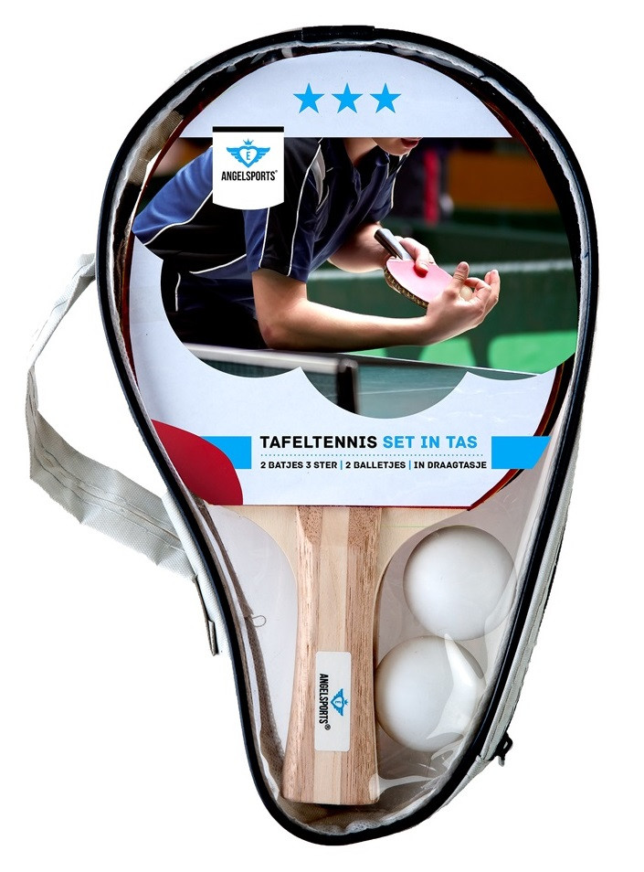 Tafeltennis Set (3 Ster) - met 2 Ballen