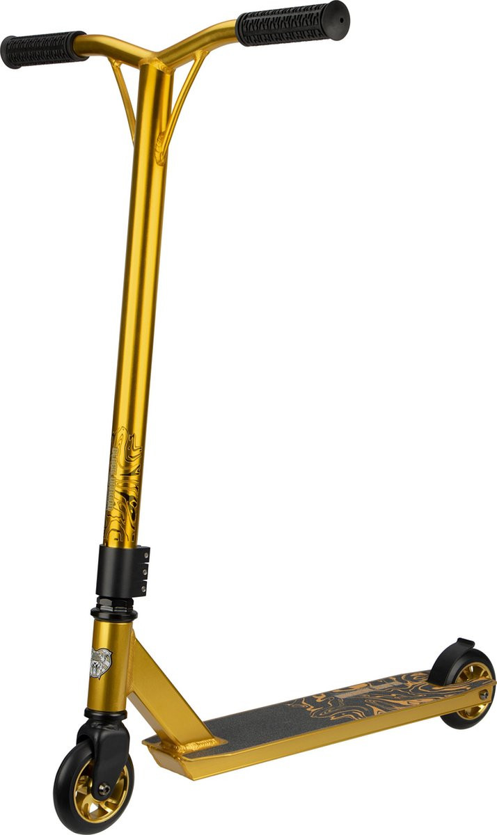 Black Dragon Stuntstep Liquid Gold - Gouden stepje - Step goud van kleur