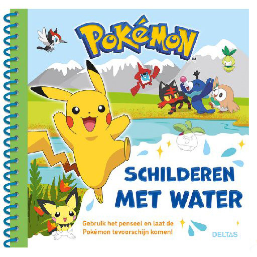 Pokemon Schilderen met Water - Groen