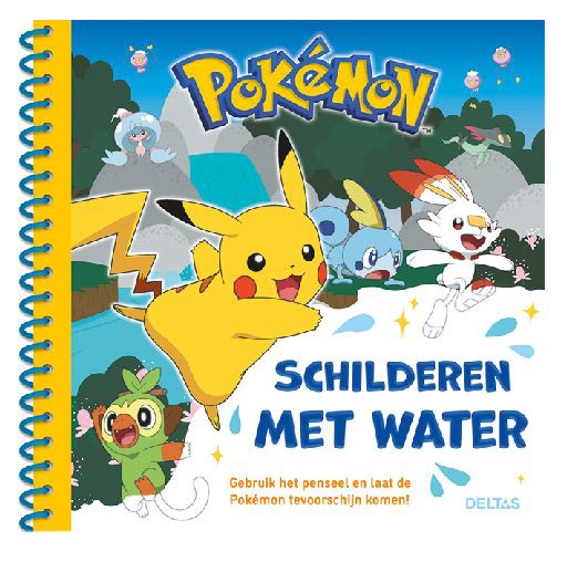 Pokemon Schilderen met Water - Geel