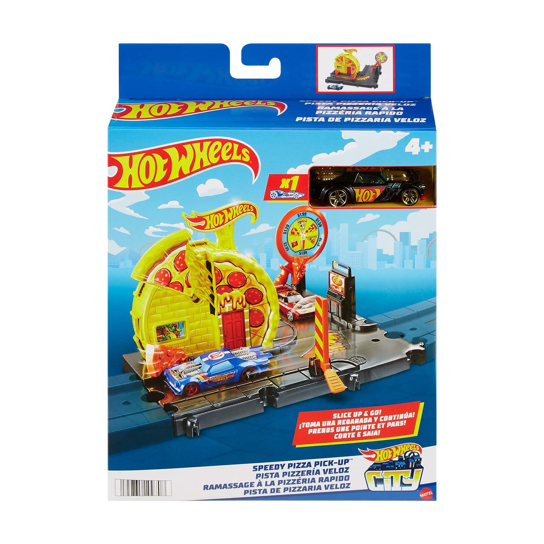 Hot Wheels City Explorer - Speelset - Speedy Pizza Pick Up