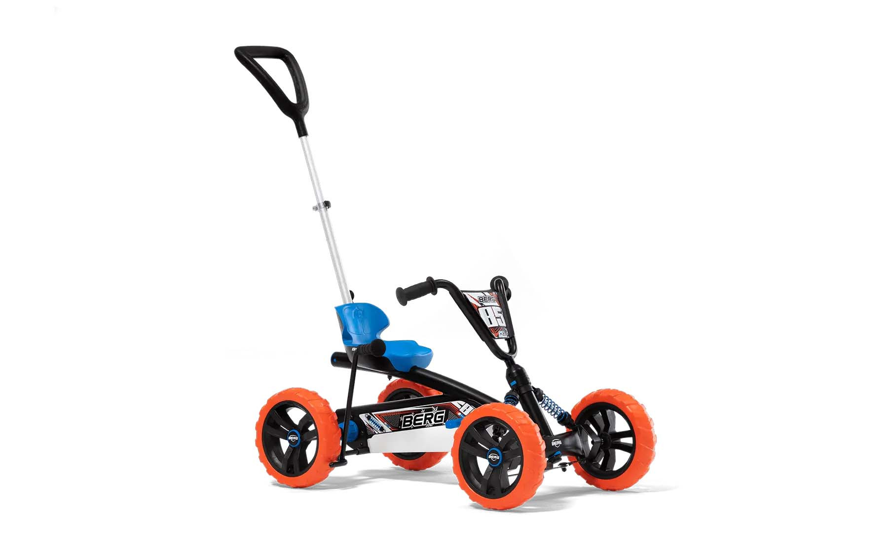 BERG Skelter Buzzy - Nitro 2-in-1 - met Duwstang - Zwart