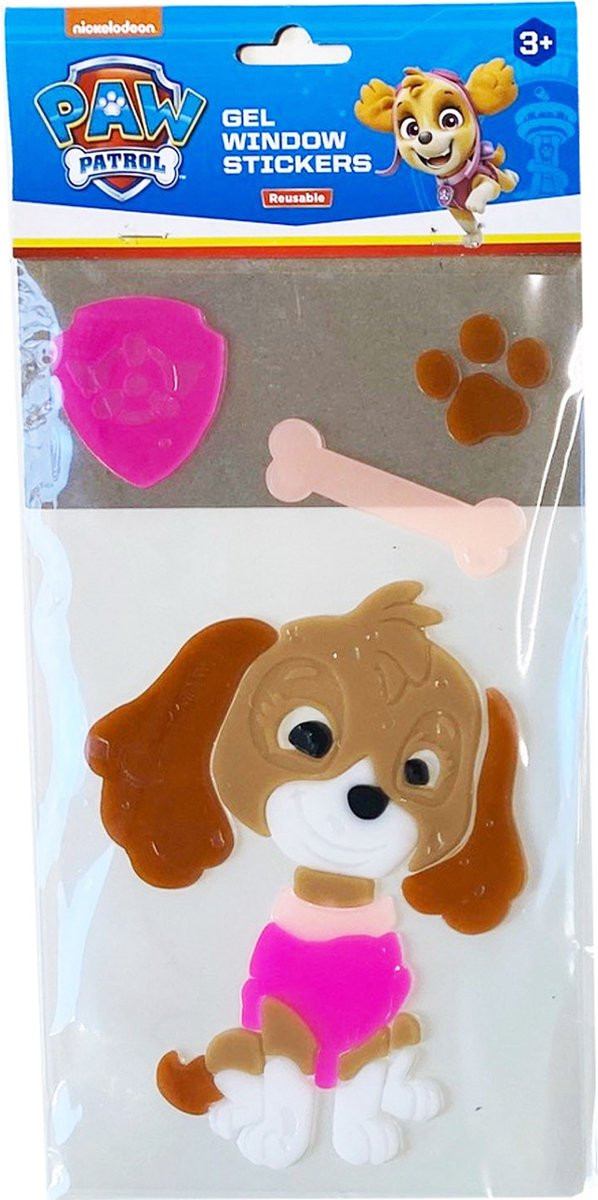 PAW Patrol Gel Raamstickers - Skye