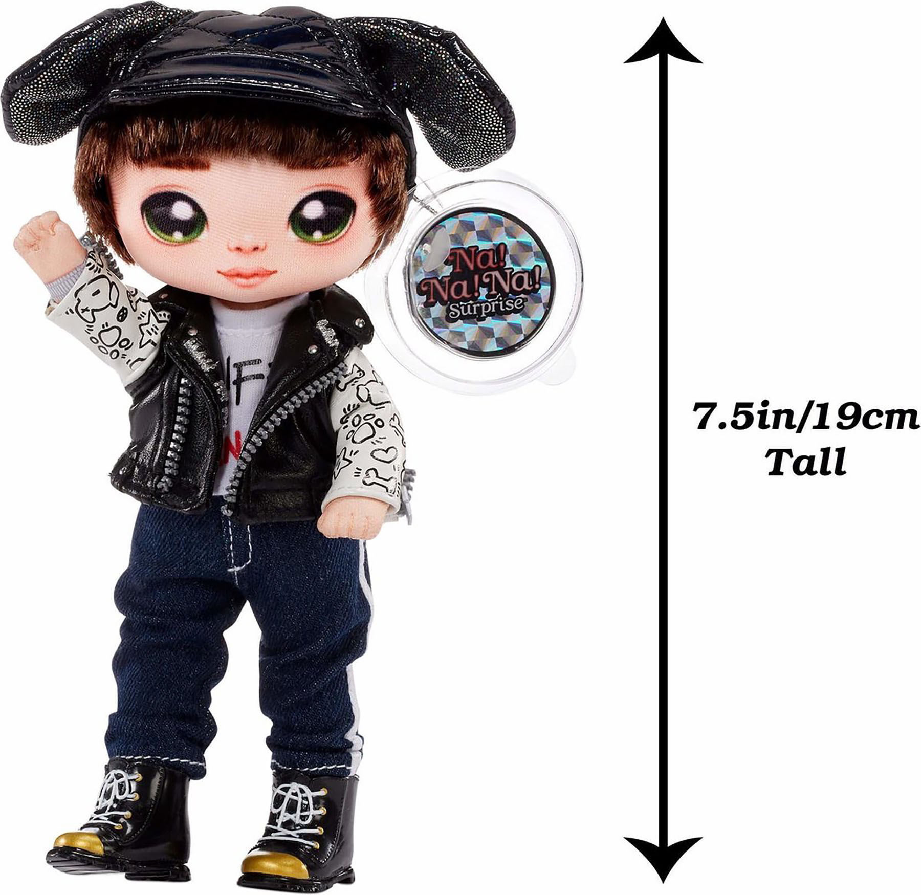 Na! Na! Na! Surprise - 2-in-1 Pom Doll - Maxwell Dane - Serie Glam 1 - Modepop