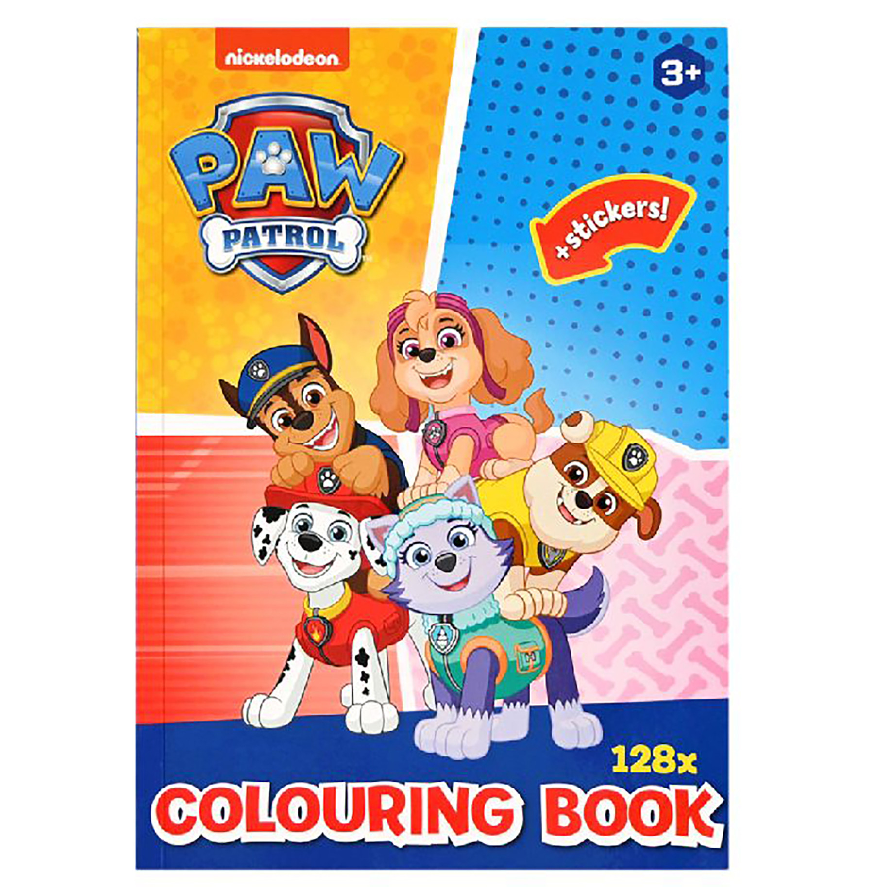 Paw Patrol Kleurboek - 128 blz - Pups