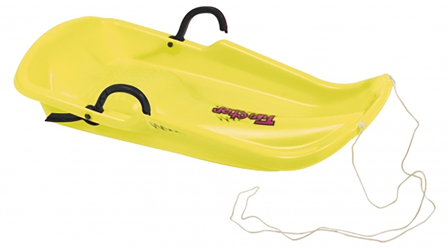 RESTART Slede Twister - Geel - Plastic Slee