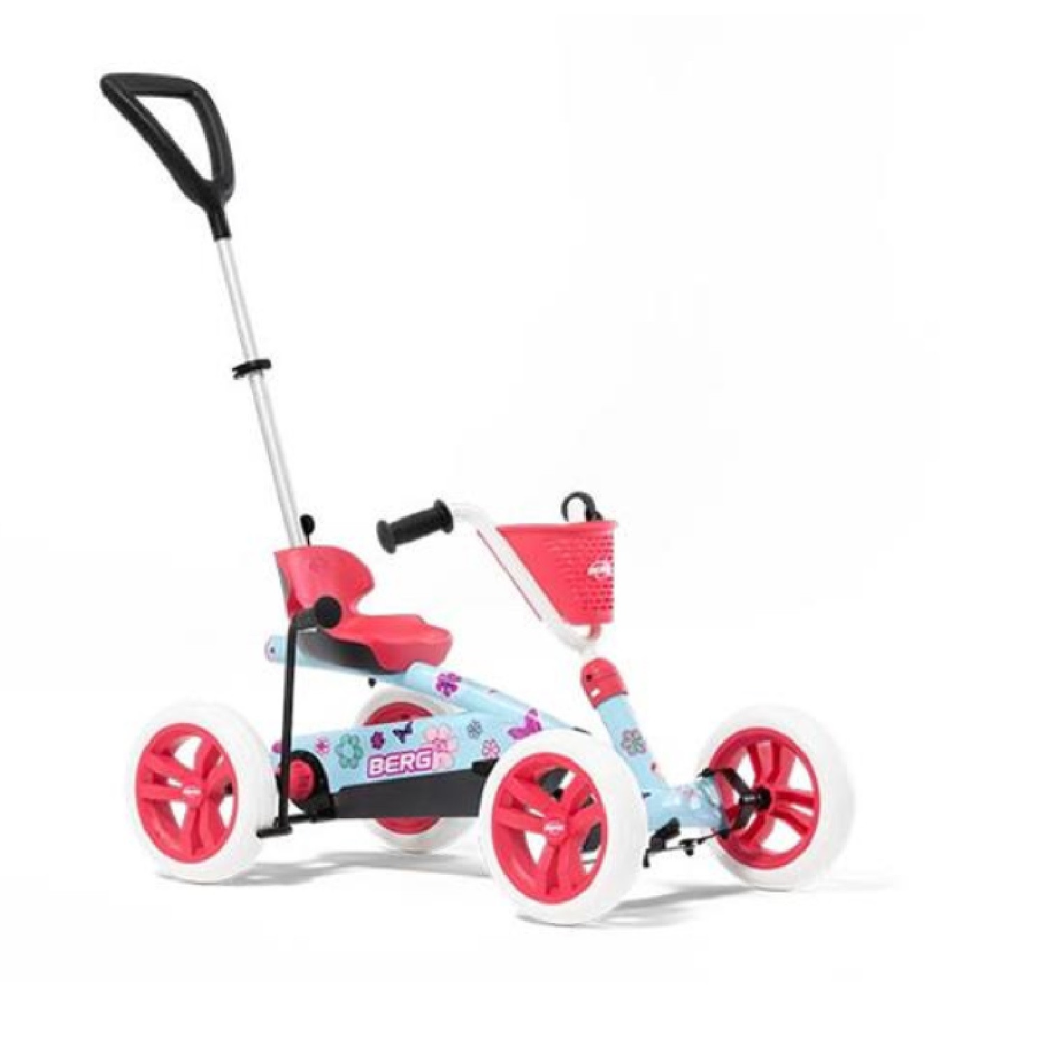 BERG Skelter Buzzy - Bloom 2-in-1 - Met Duwstang - Lichtblauw