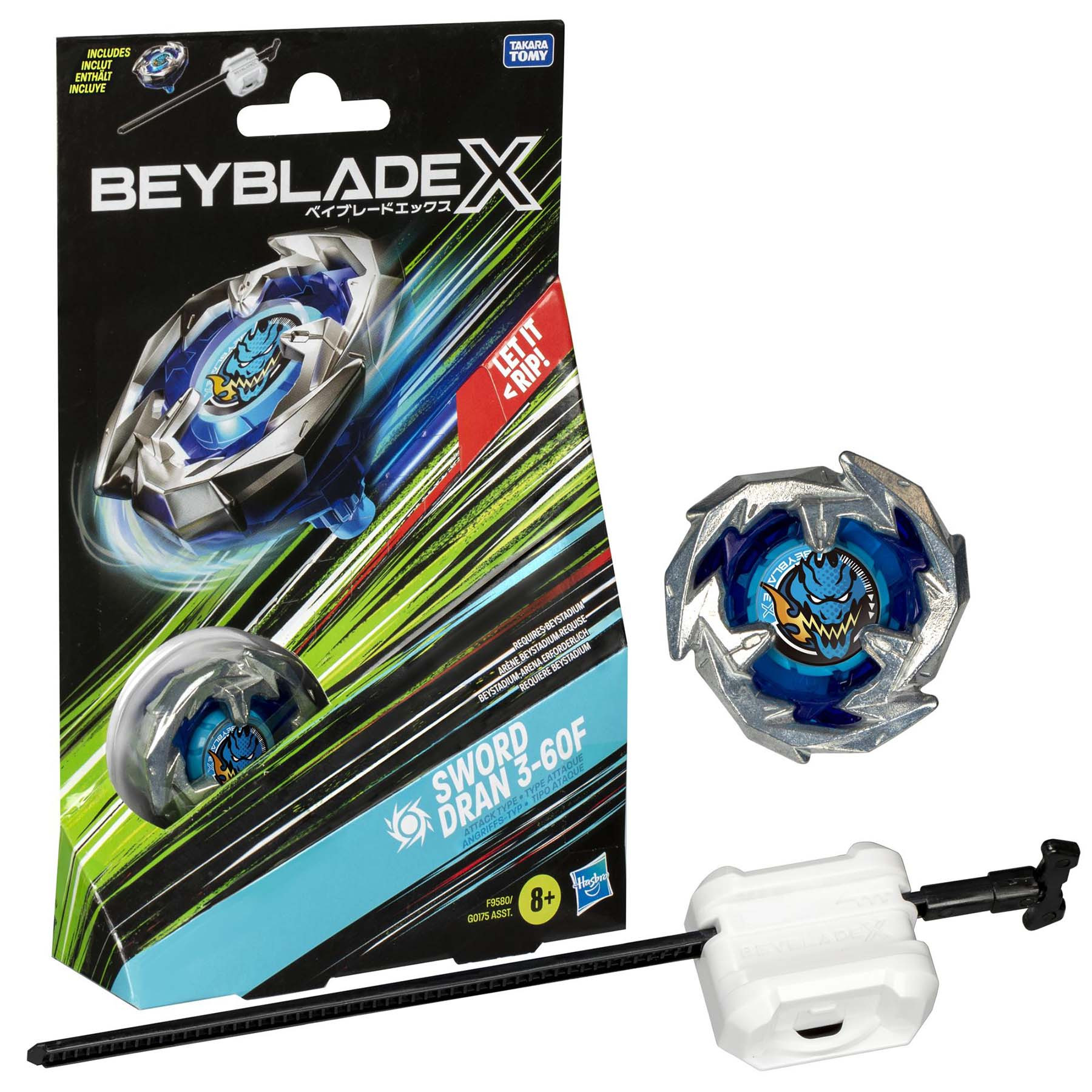 Beyblade X Starter Pack Top - Sword Dran - 3-60F