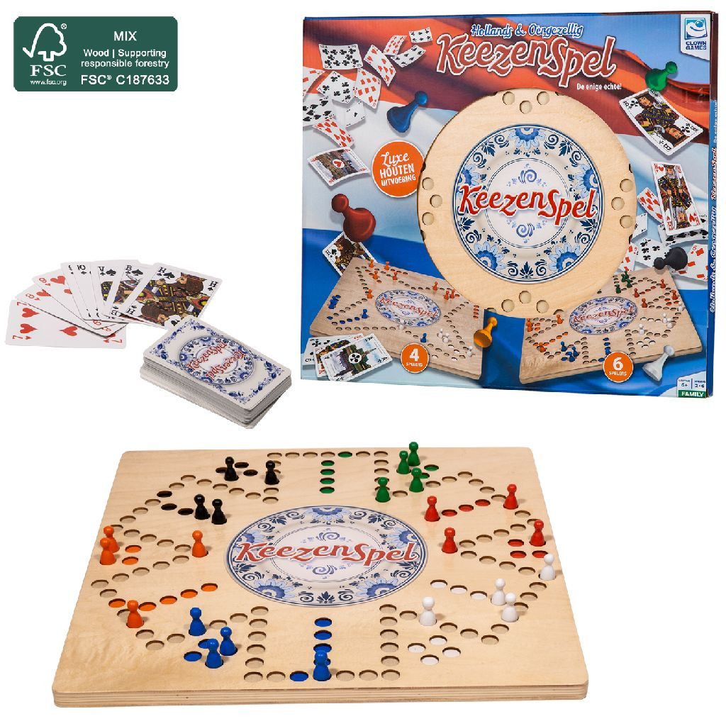 Clown Games Houten Keezenspel - FSC Hout