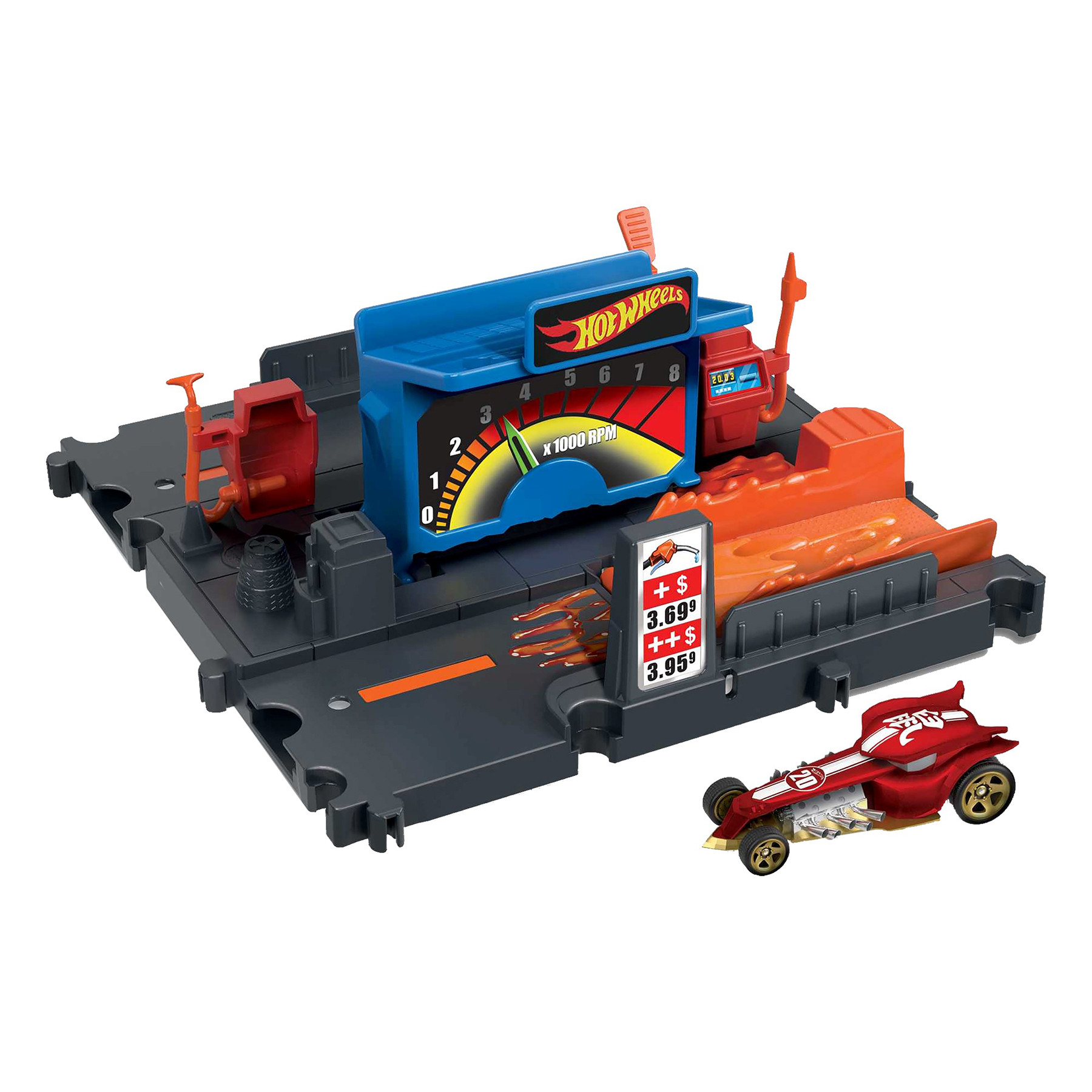 Hot Wheels City Explorer - Speelset - Fuel Station Shift