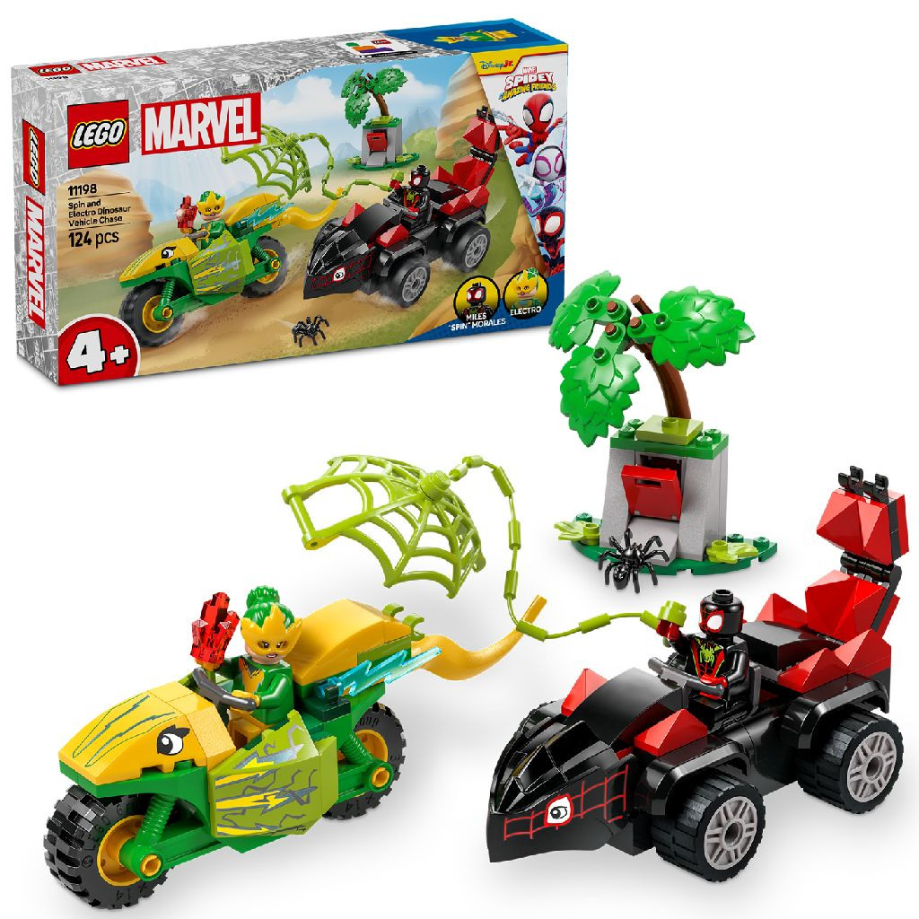 LEGO 11198 Spidey Spin + Electro Dinosaurusvoertuig