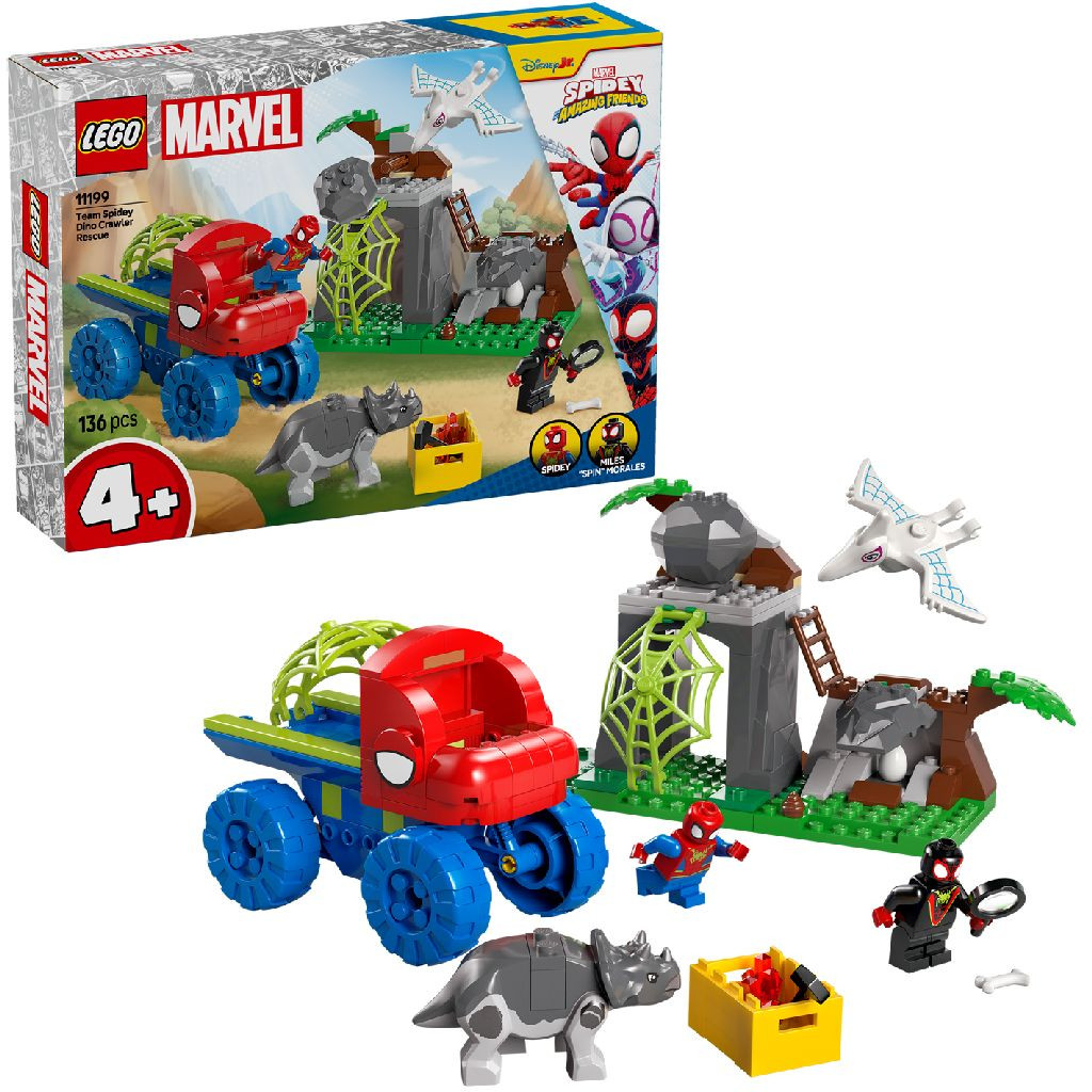 LEGO 11199 Spidey Team Reddingsmissie Dinotruck