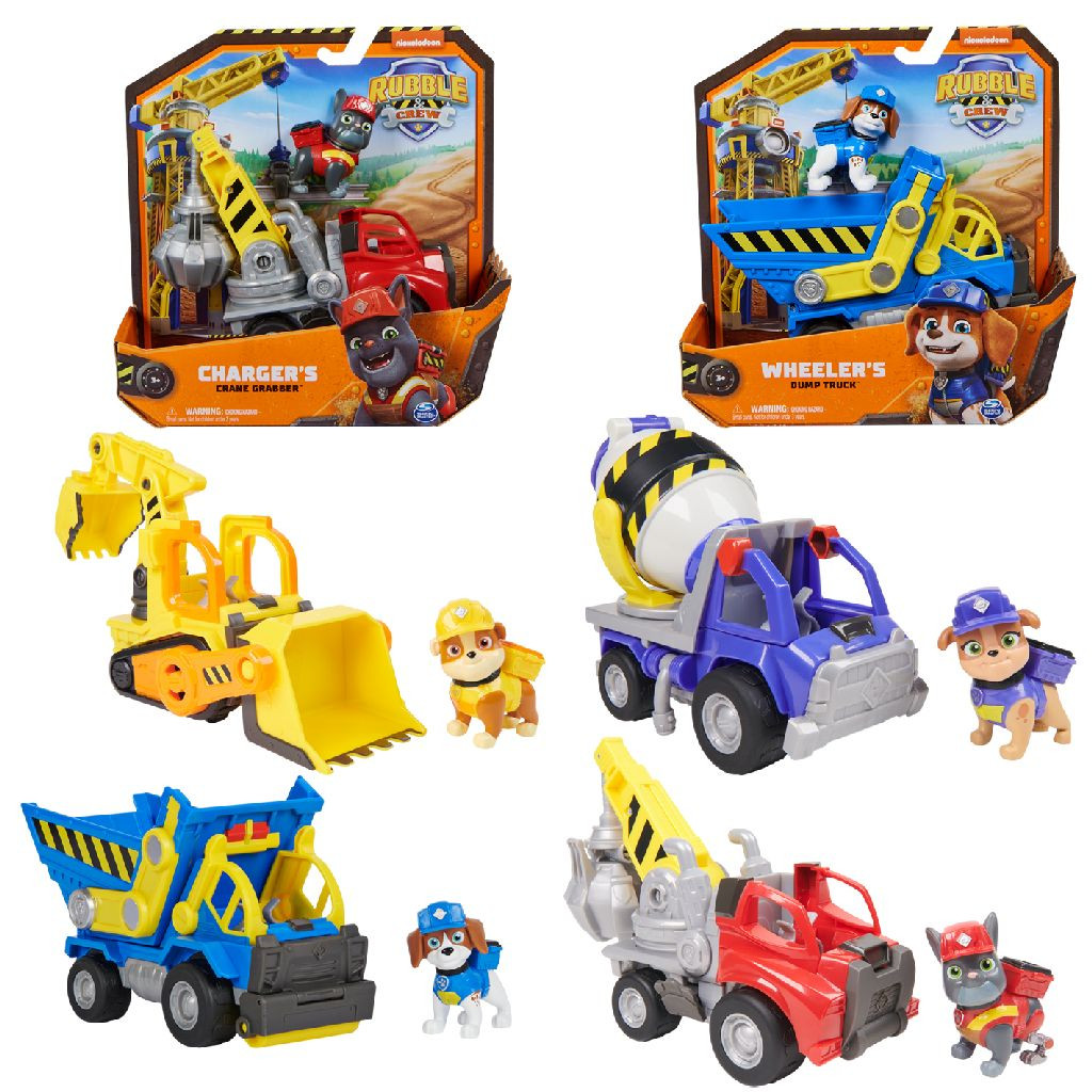 Paw Patrol Rubble en Crew - Basic Vehicle - Assortiment - Prijs per stuk