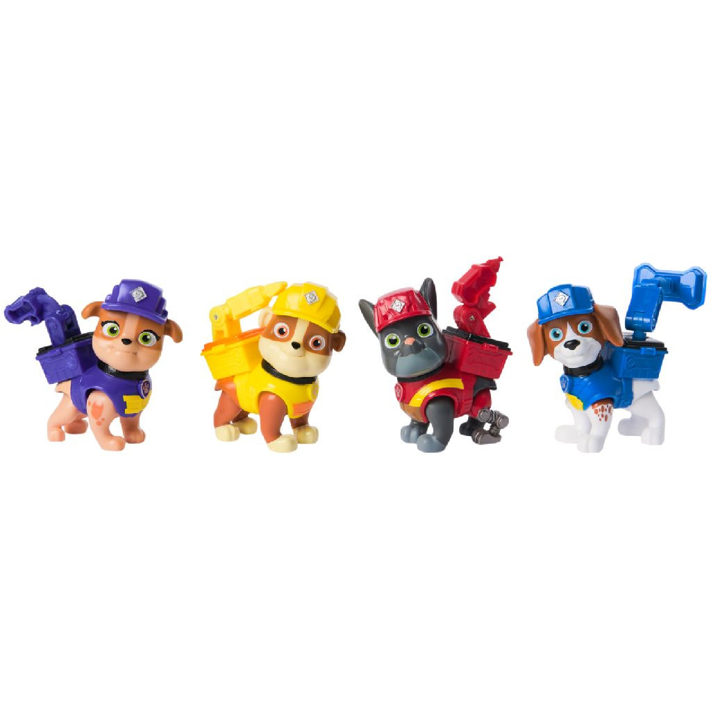  Paw Patrol Rubble & Crew - Action Pup - Assortiment - Prijs per Stuk