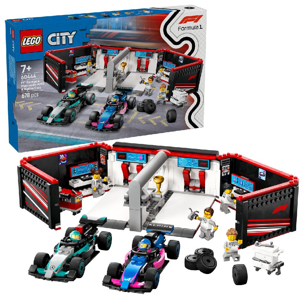 LEGO 60444 City - F1 Garage Mercedes-Amg en Alpine