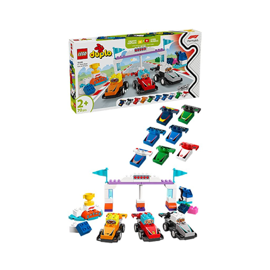 LEGO 10445 Duplo - Town F1 Team Racewagens Coureurs