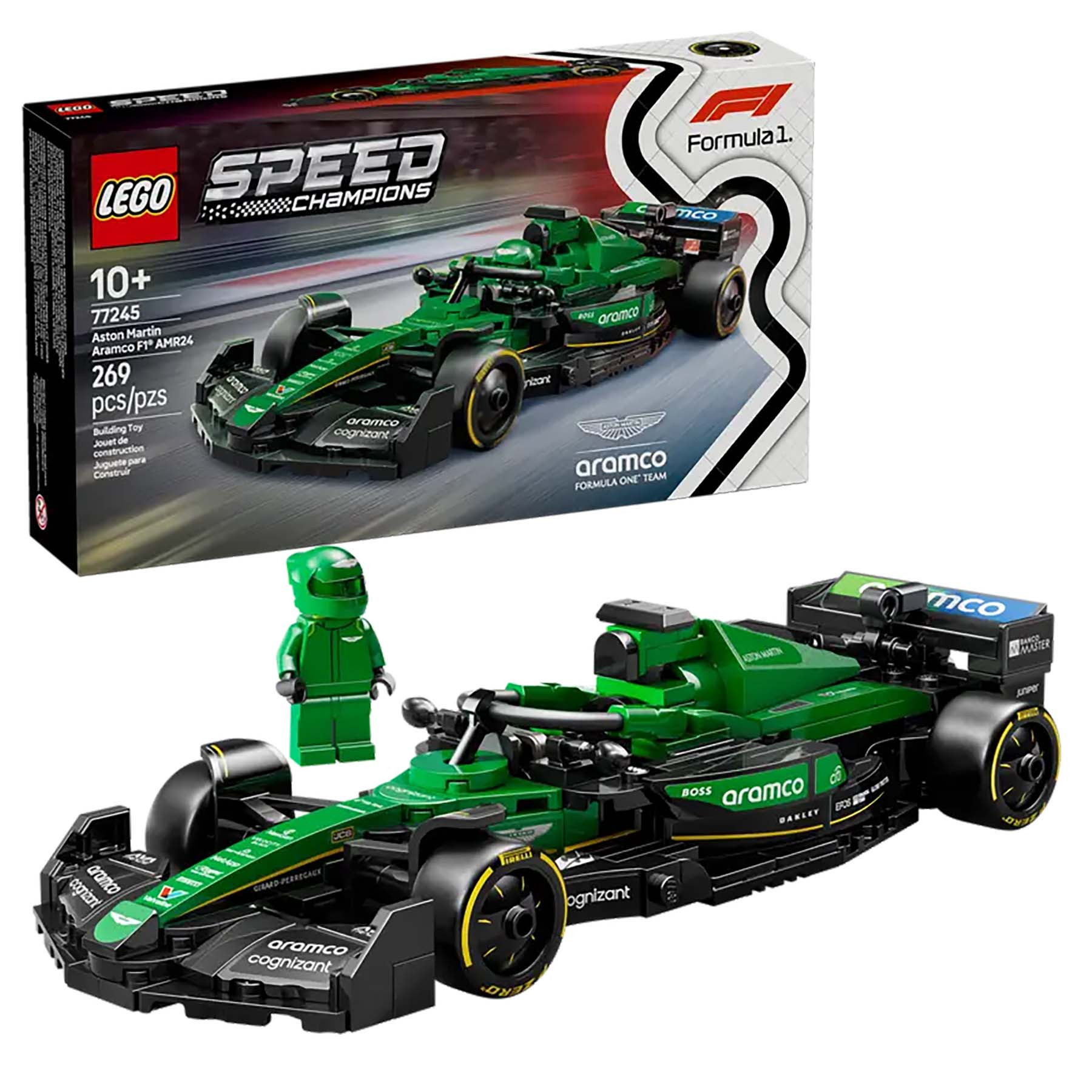 LEGO 77245 Speed Champions - Aston Martin Aramco F1® AMR24 racewagen
