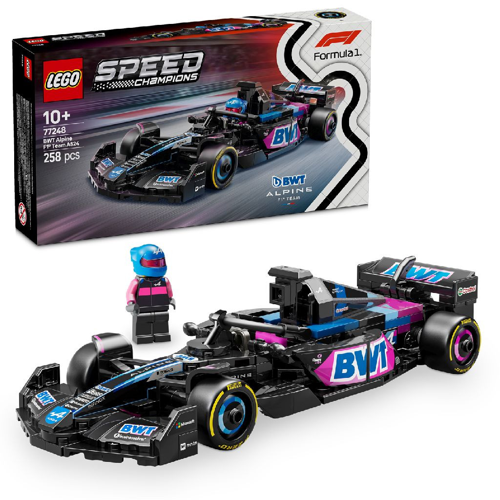 LEGO 77248 Speed Champions - BWT Alpine F1® Team A524 racewagen