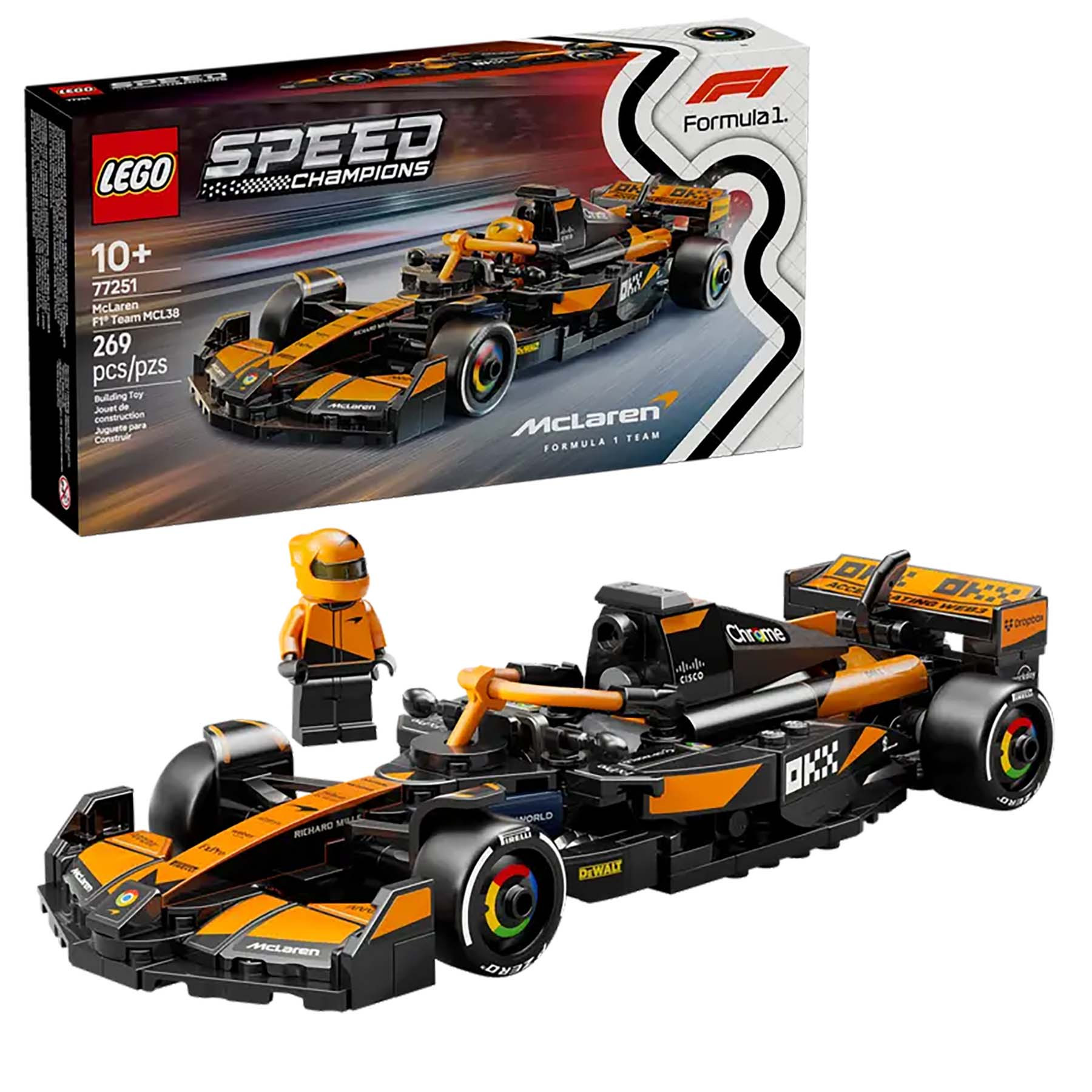 LEGO 77251 Speed Champions - McLaren F1® Team MCL38 racewagen