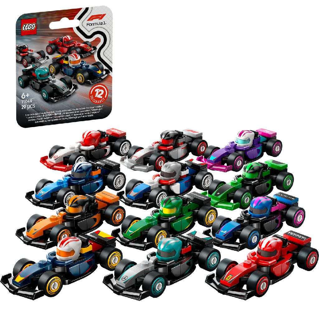 LEGO 71049 Minifigures - F1 Raceauto's - Assortiment - Prijs per stuk