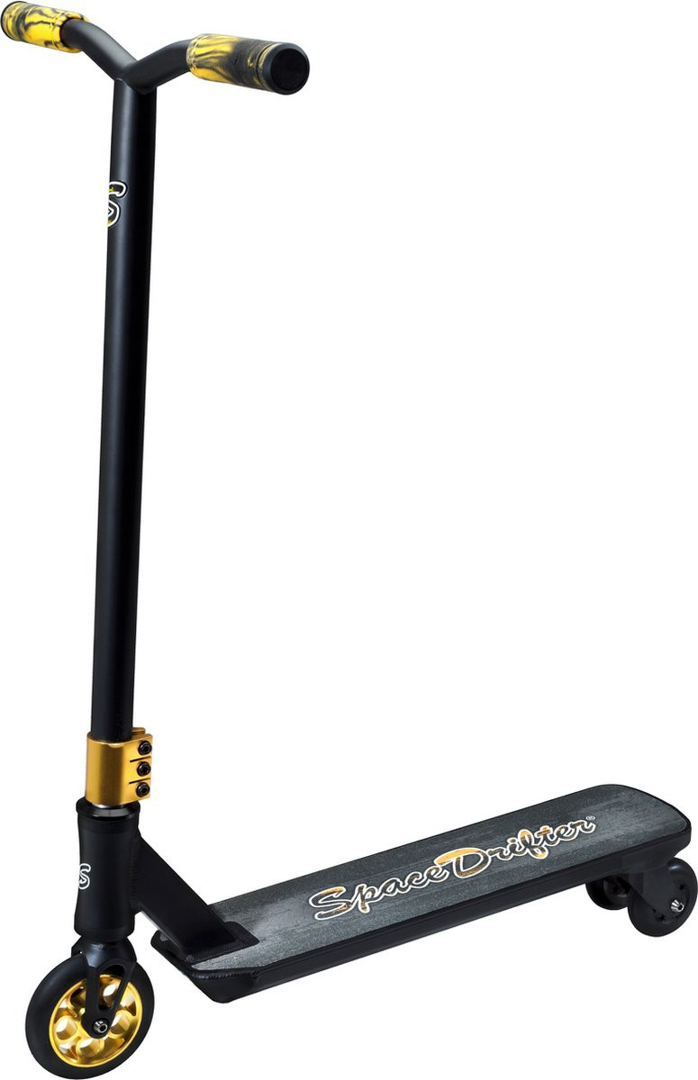Space Drifter D200 - Stuntstep met drift functie - Zwart / Goud