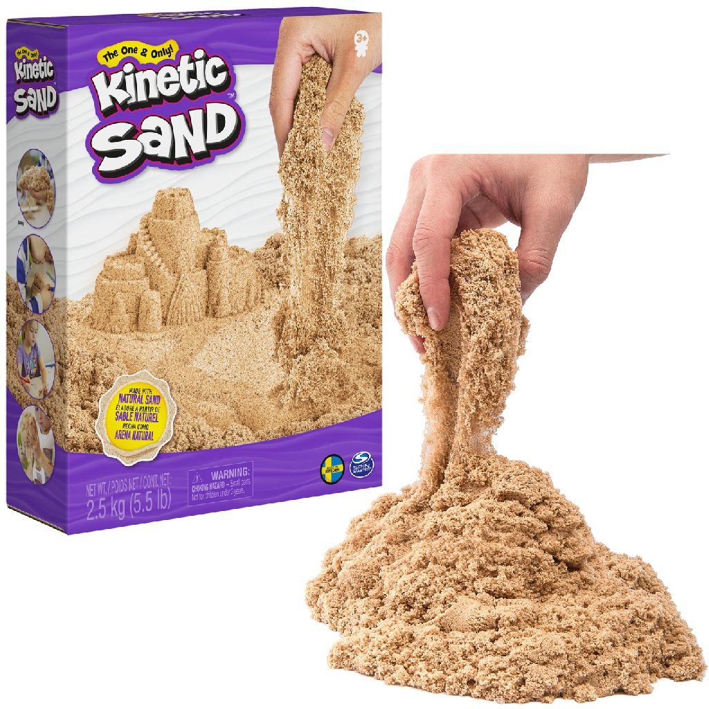 Kinetic Sand - Bruin - 2,5 kg - Speelzand