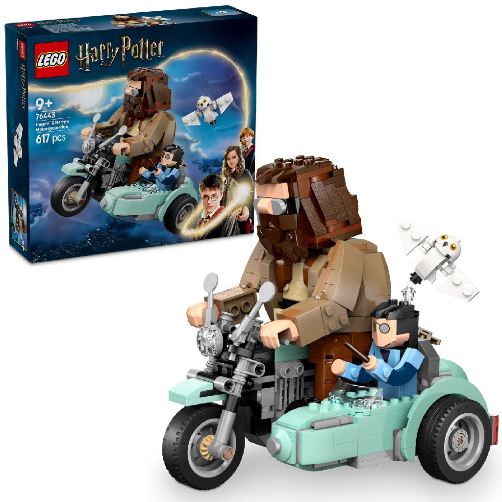 LEGO 76443 Harry Potter - Hagrid en Harry op de Motor