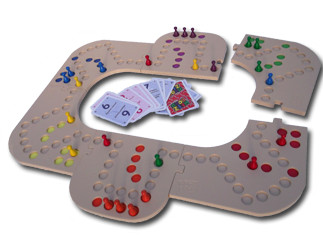 Keezbord Keezenspel - Bordspel - Kunststof - 4 tot 6 Personen