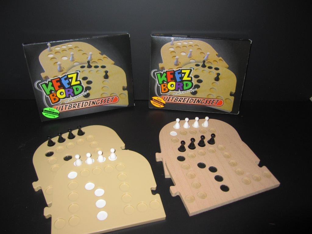 Keezbord Keezenspel Uitbreidingsset - Aanvulset - Kunststof - Van 6 naar 8 Personen 