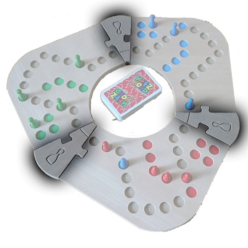 Keezbord Keezenspel Uitbreidingsset - Aanvulling - Kunststof - 3, 5 en 7 Personen