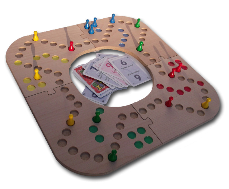 Keezbord Keezenspel - Bordspel - Hout - 4 Personen