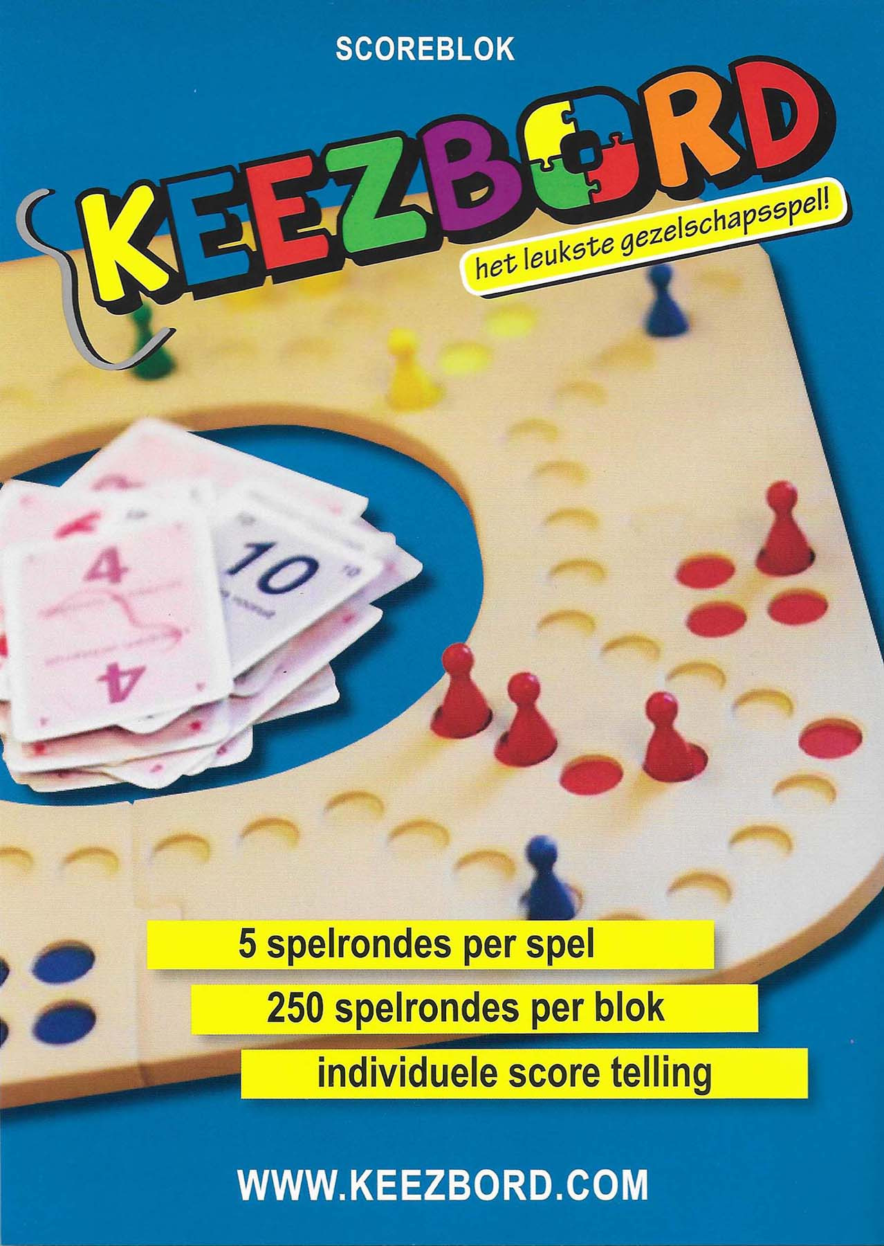Keezbord Keezenspel Scoreblok