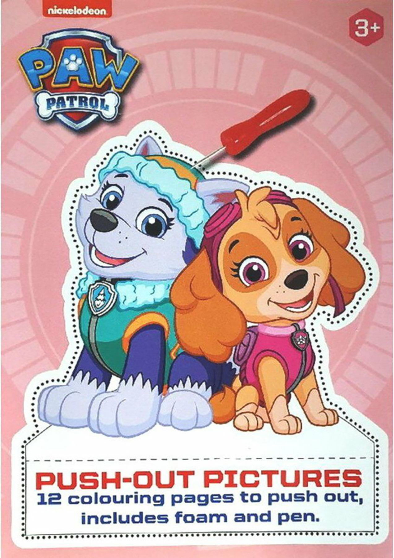PAW Patrol Prikblok - Rood