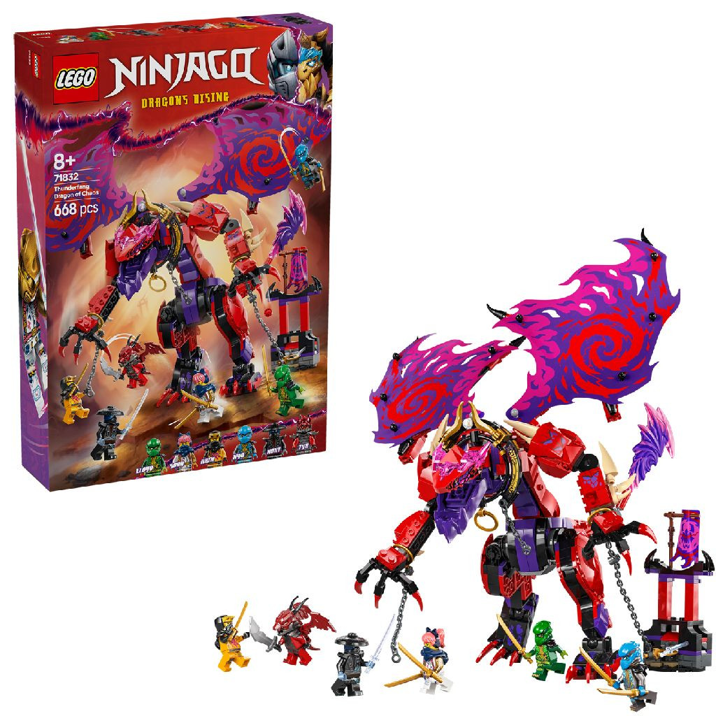 LEGO 71832 Ninjago - Bliksemtand Draak van Chaos