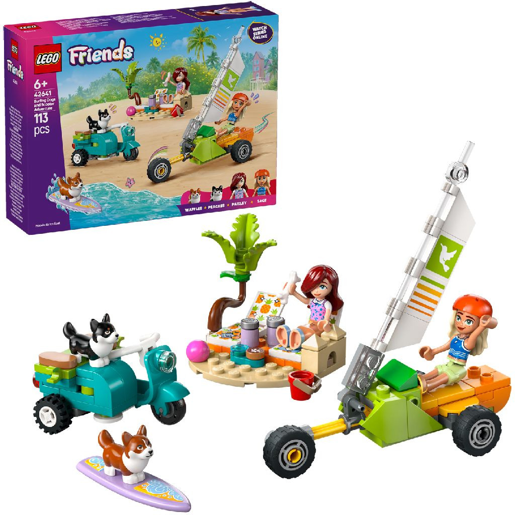 Lego 42641 Friends Surf- En Scooterplezier Honden
