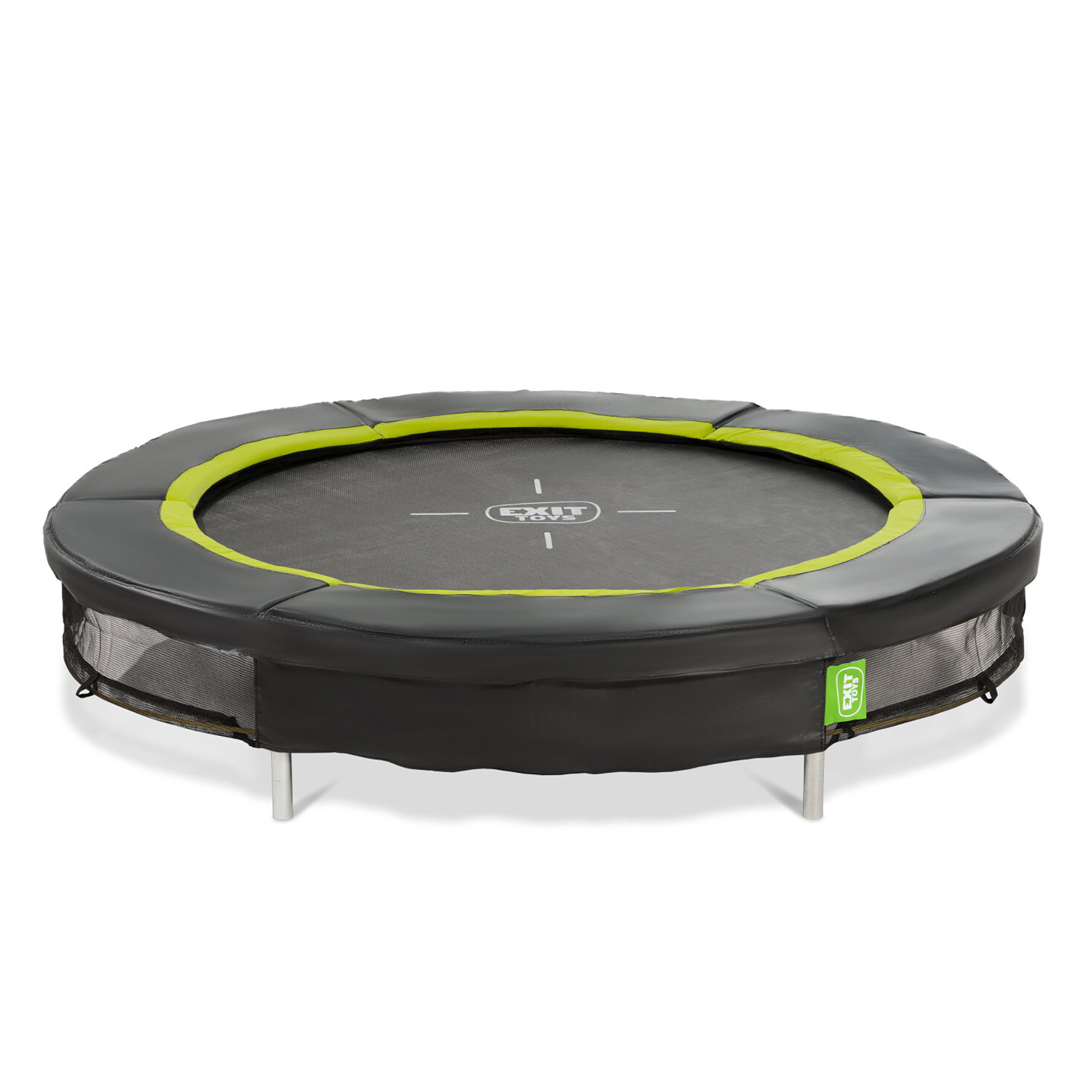 EXIT Trampoline Silhouette Sports -  Inground - ø 183 cm - Zwart