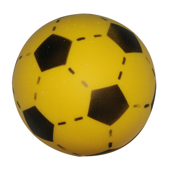 Foam Bal - Soft - 20 cm - Geel 