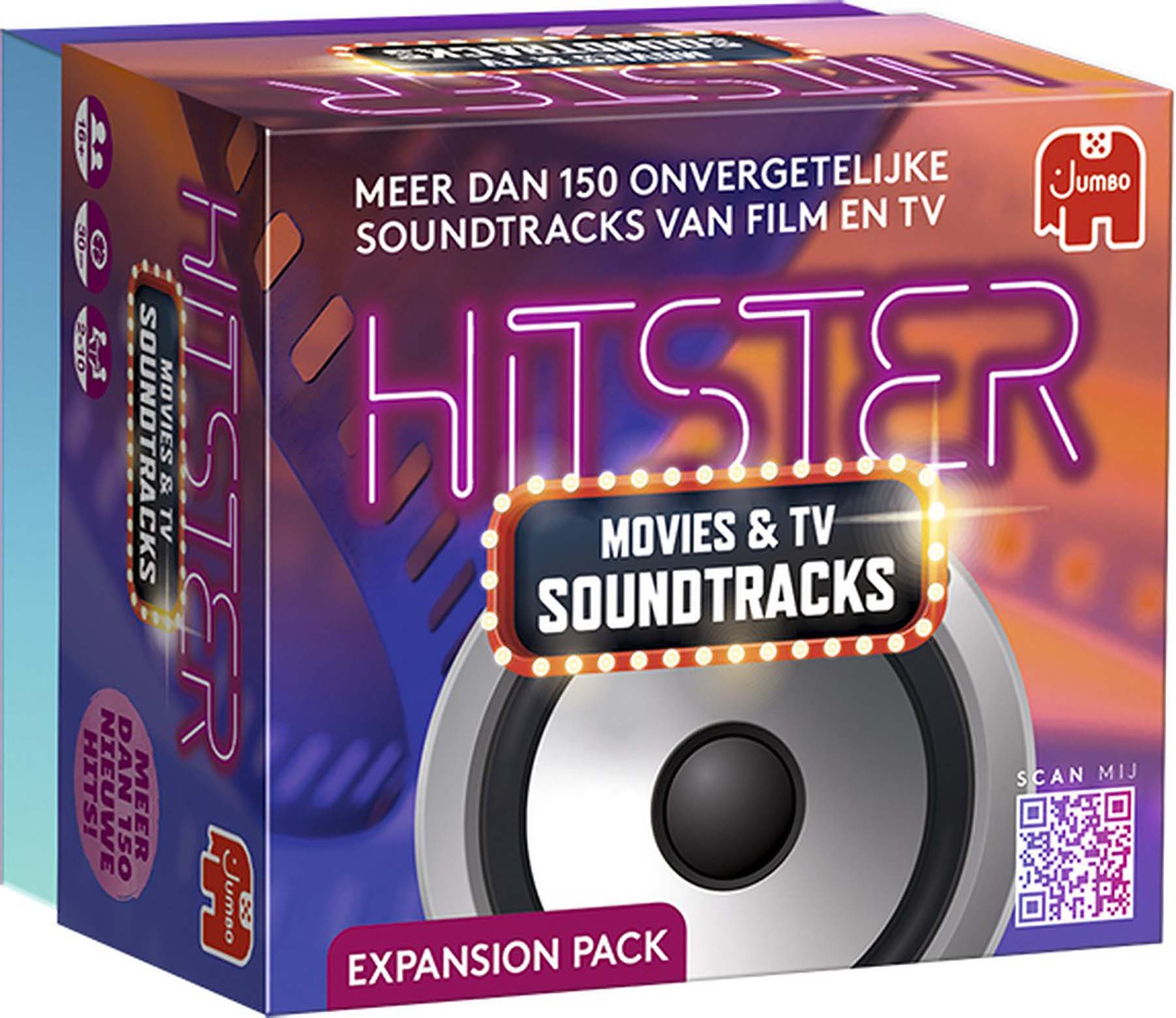 Hitster - Movies & TV Soundtracks - Uitbreidingsset - Partyspel - Actiespel