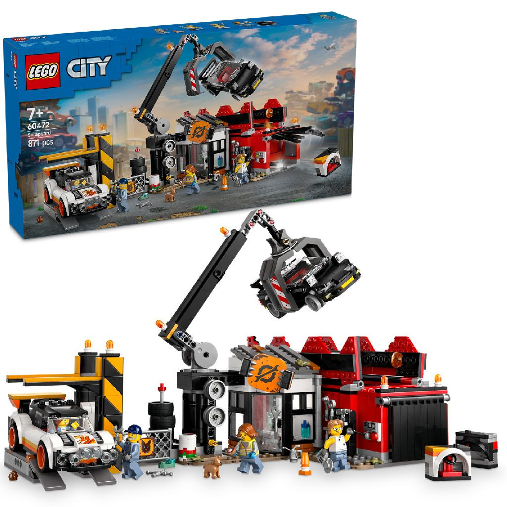 Lego 60472 City Schroothoop Met Auto's