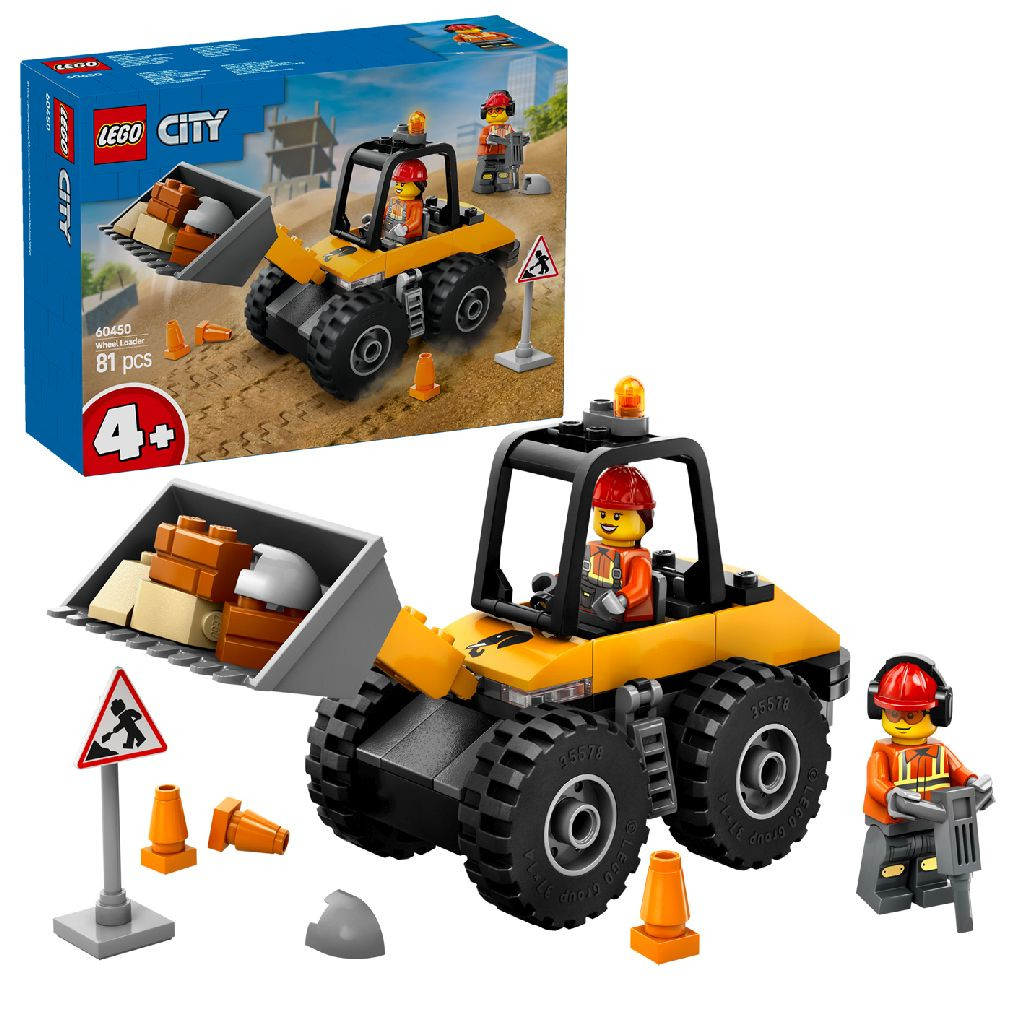 LEGO 60450 City - Great Vehicles Gele Wiellader