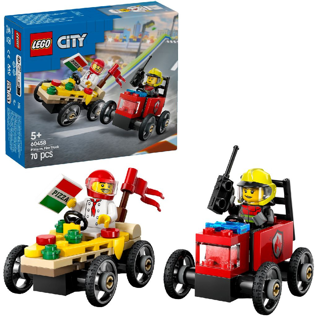 LEGO 60458 City - Great Vehicles Pizzabestelwagen