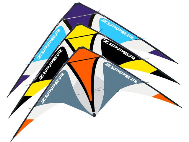 Rhombus Vlieger Zipper - Prijs per Stuk